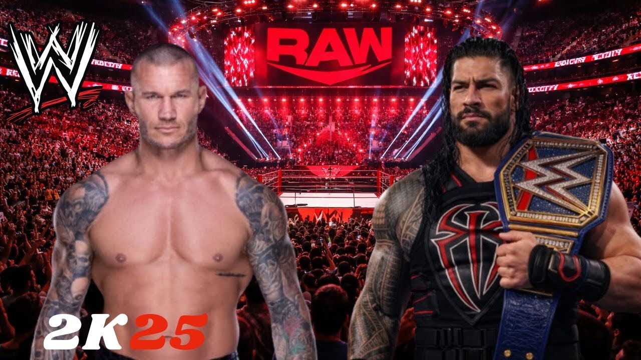 RANDY ORTON VS ROMAN REIGNS| WWE RAW | FULL HD | PS5 GAMEPLAY