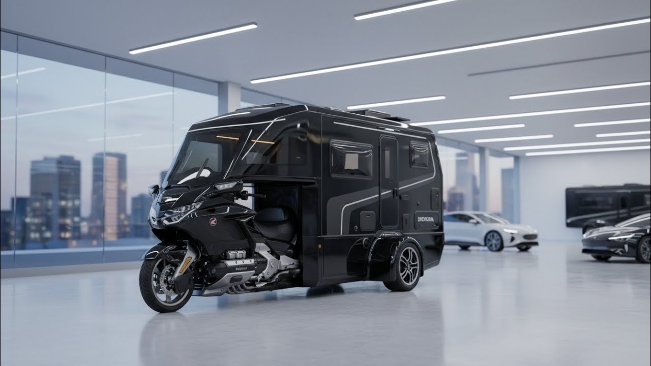 2026 Honda Gold Wing Electric Trike Camper🚀 Luxus, Elektro-Power Camping in einemunglaublichenTourer