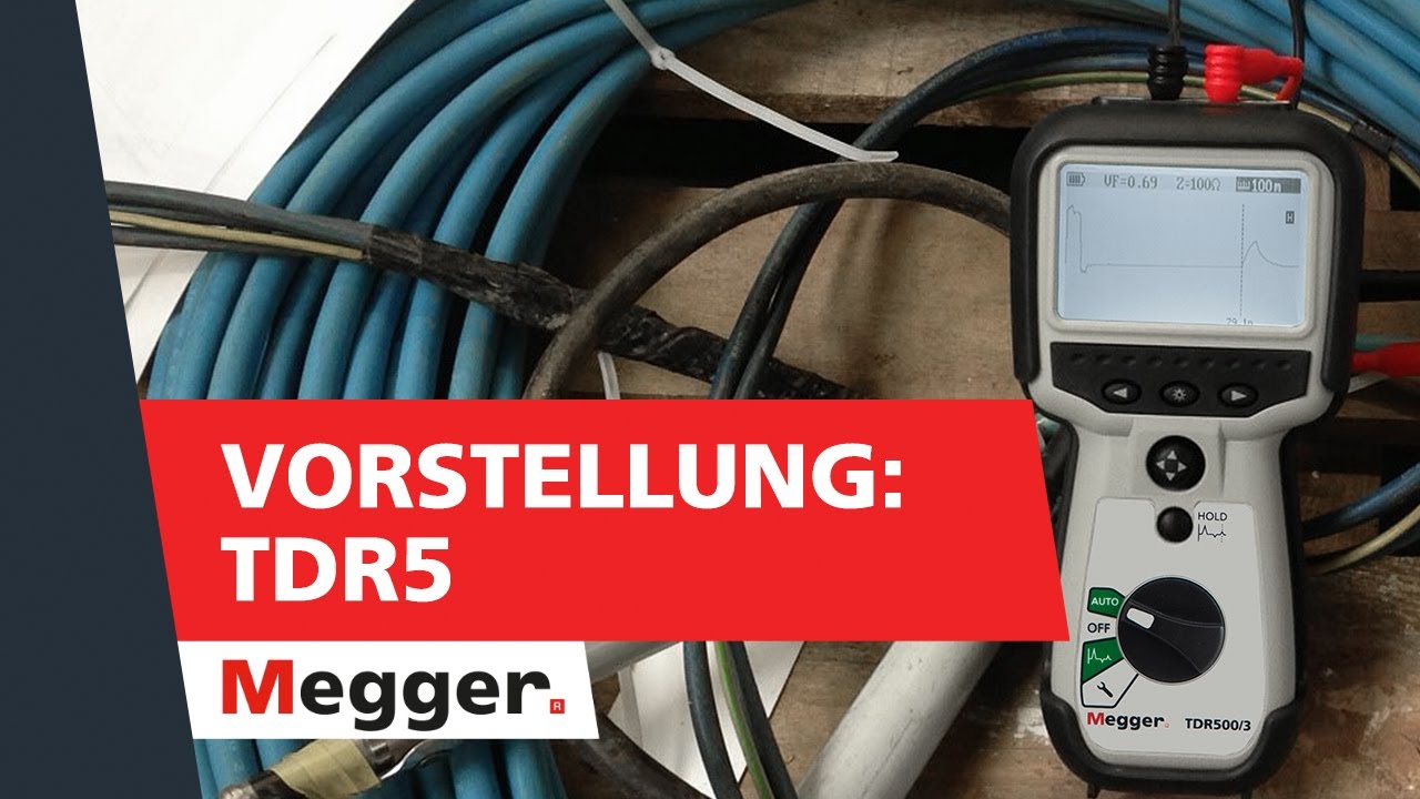 TDR500 - Laufzeit- & Kabellängenmessgerät | Niederspannungsprüftechnik
