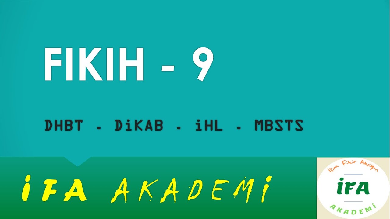9) Evkât'us Salât (Namaz Vakitleri Nasıl Belirlenir?)  ▸ Dikab, Dhbt - 2024