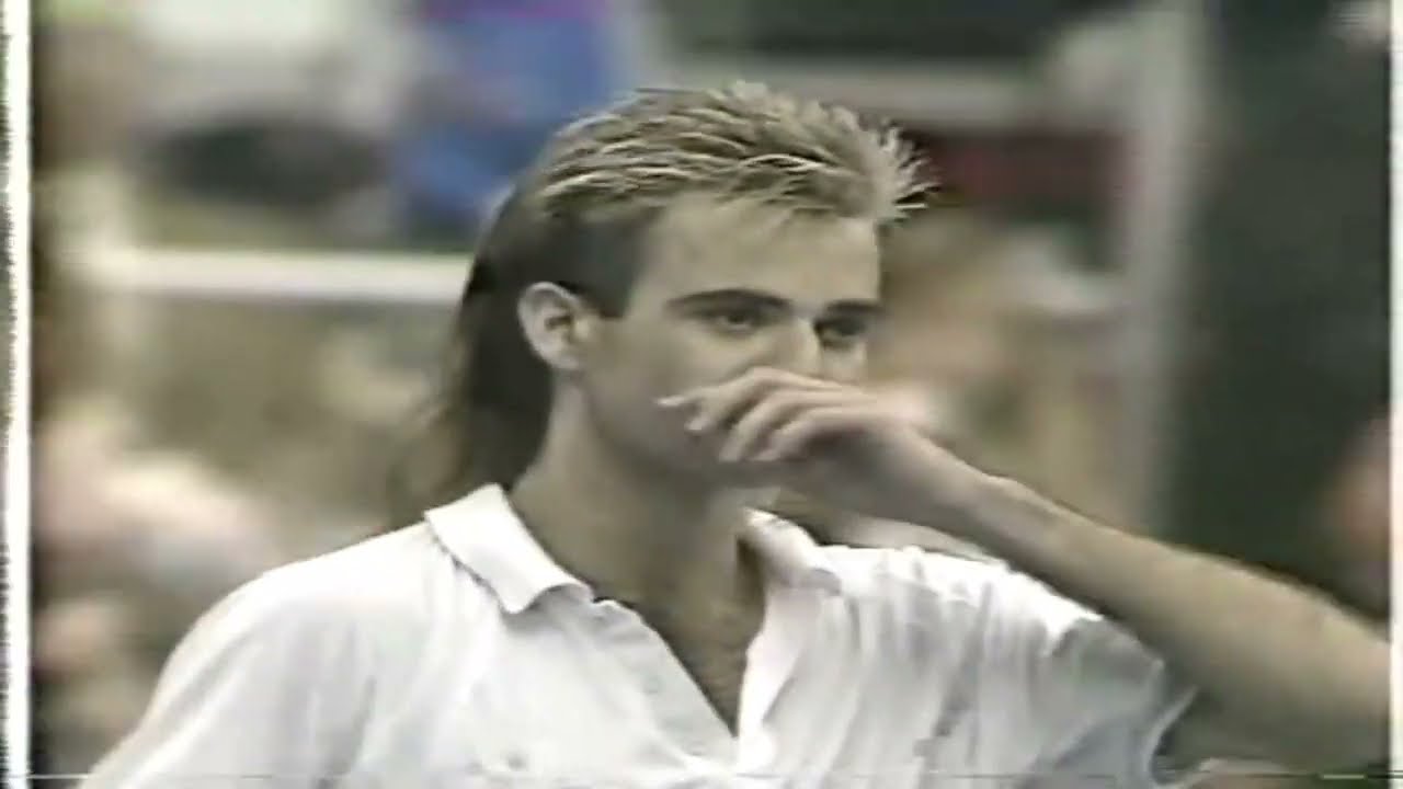 Memphis 1988 F Agassi vs Pernfors