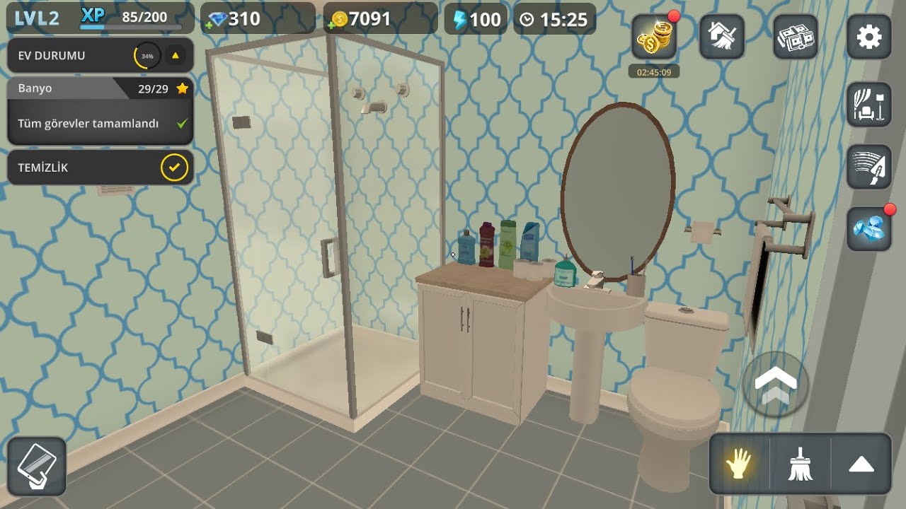 House Designer oynadım ve ev çöp gibiydi temizledim ve BANYO ve TUVALET yaptım PART 1