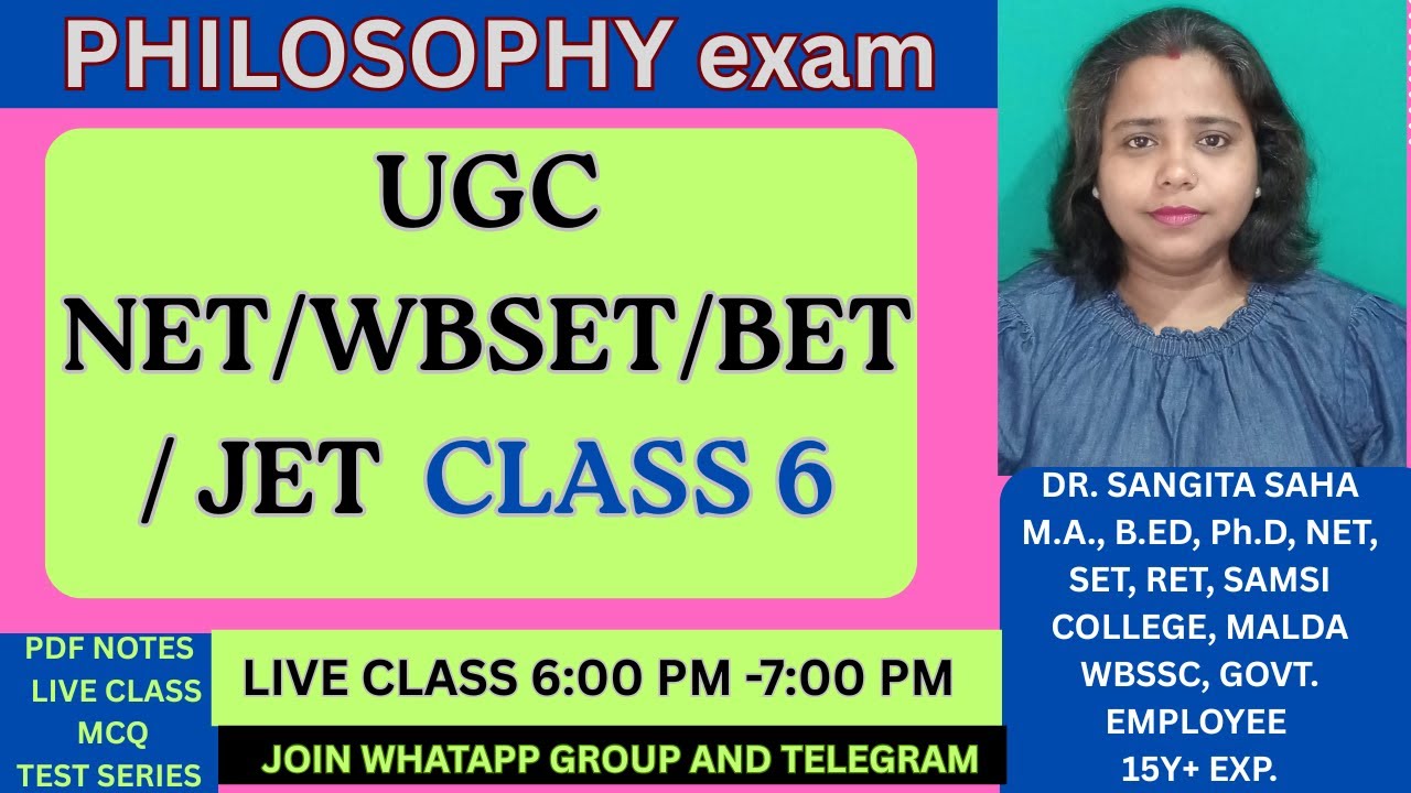 UGC NET #philosophy #net2026 #jet #jetphilosophy