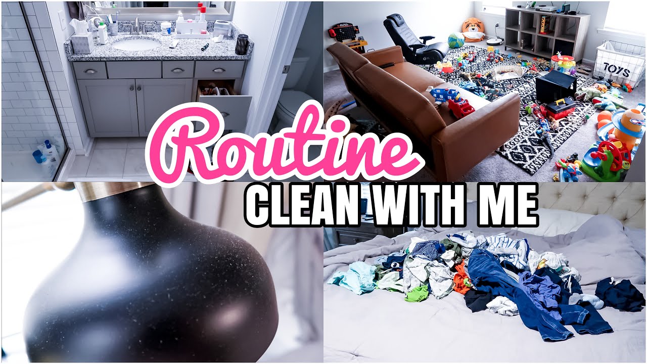 ROUTINE CLEAN WITH ME 2022 | SPEED CLEANING | MESSY HOUSE TRANSFORMATION | ACTUAL MESS