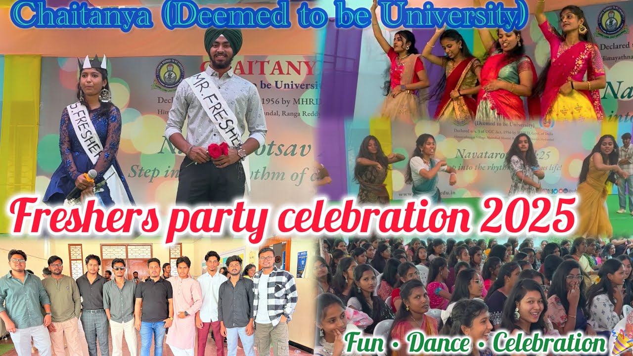 Chaitanya University Freshers Party 2025 | A Grand Celebration of New Beginnings ll Day 3