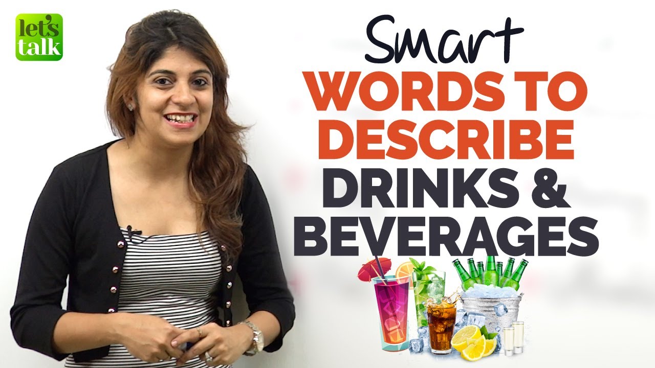 Learn Smart English Words To Describe Drinks & Beverages |mprove English Vocabulary | Niharika
