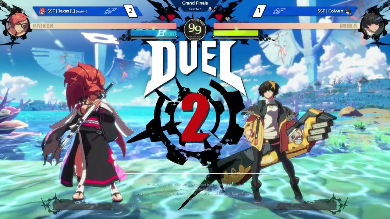 [01/31/26] #GGStrive GF: SSF|Jaxas (Baiken) VS SSF|Colwan (Unika)