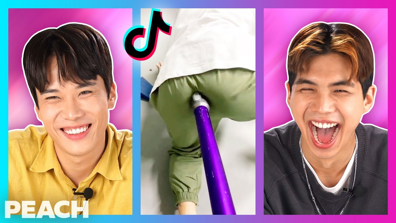 Koreans React To Koreans TikToks For The First Time! | Peach Korea