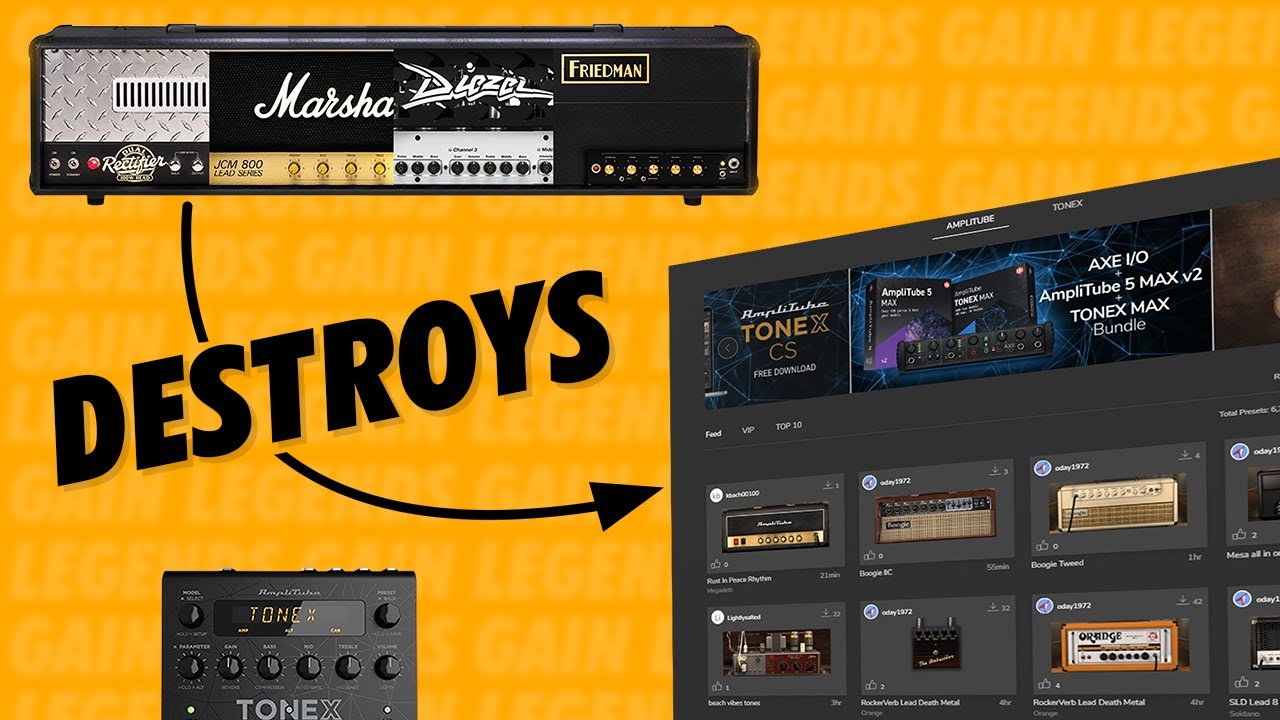 ToneX High Gain Preset Pack - (MirrorProfiles)