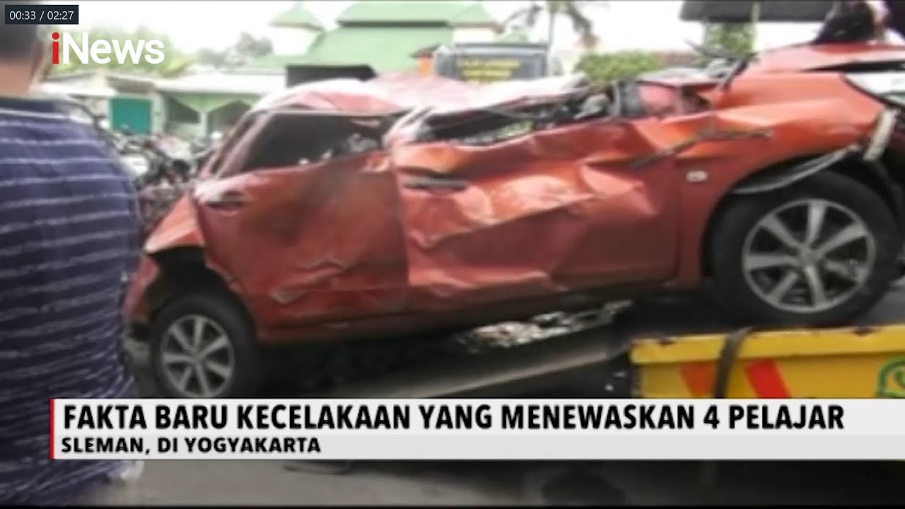 Tabrakan Maut di Sleman, Polisi Temukan Botol Miras di Mobil, 4 Pelajar Tewas - iNews Malam 03/10