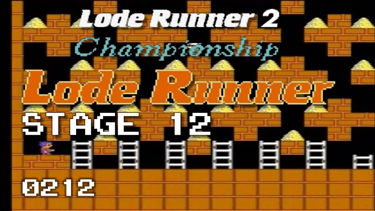 Lode Runner 2 - Stage 12 [0212]
