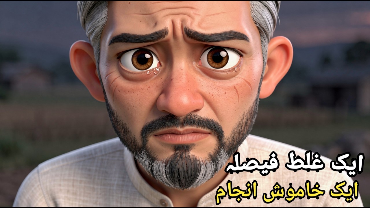 ایک غلط فیصلہ، ایک خاموش انجام — صبر، ذمہ داری اور انجام کی کہانی #iscartoon