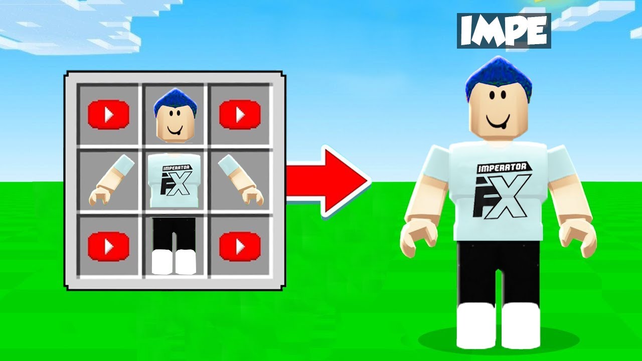 POKUŠAVAMO NAPRAVITI YOUTUBERA U ROBLOXU! :O
