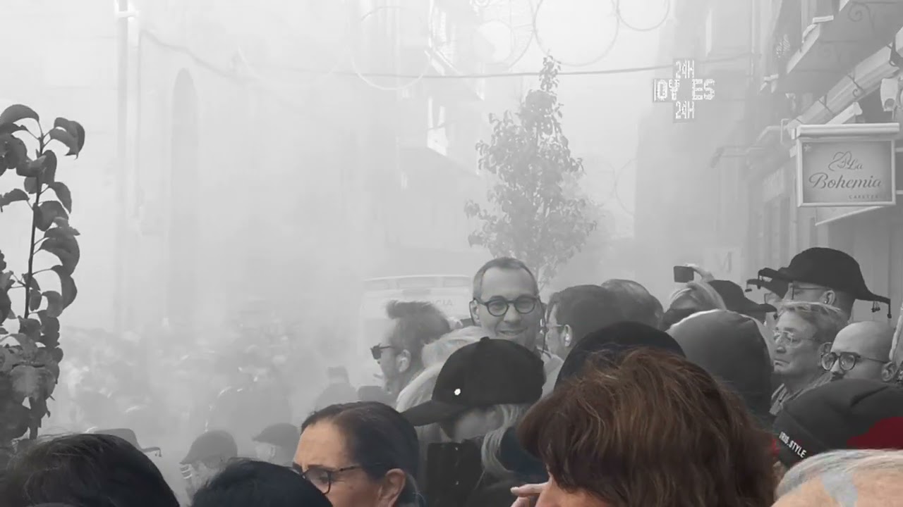 Fiestas de la Virgen, Yecla.  Arca cerrada, bajada. 2023