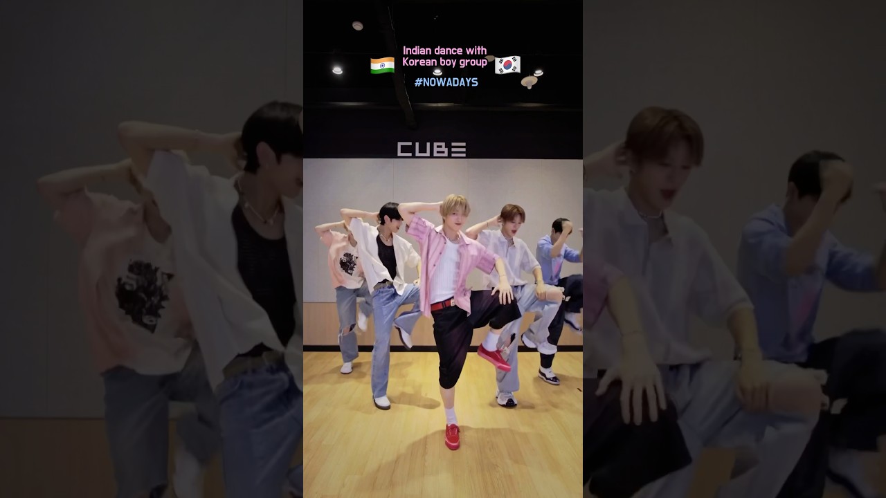 Kurchi Madathapetti dance with Korean boy group NOWADAYS 🇰🇷🇮🇳they nailed it! @CUBE_NOWZ