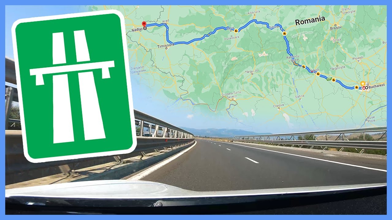 Motorways in beautiful ROMANIA ( 4k + timelapse )