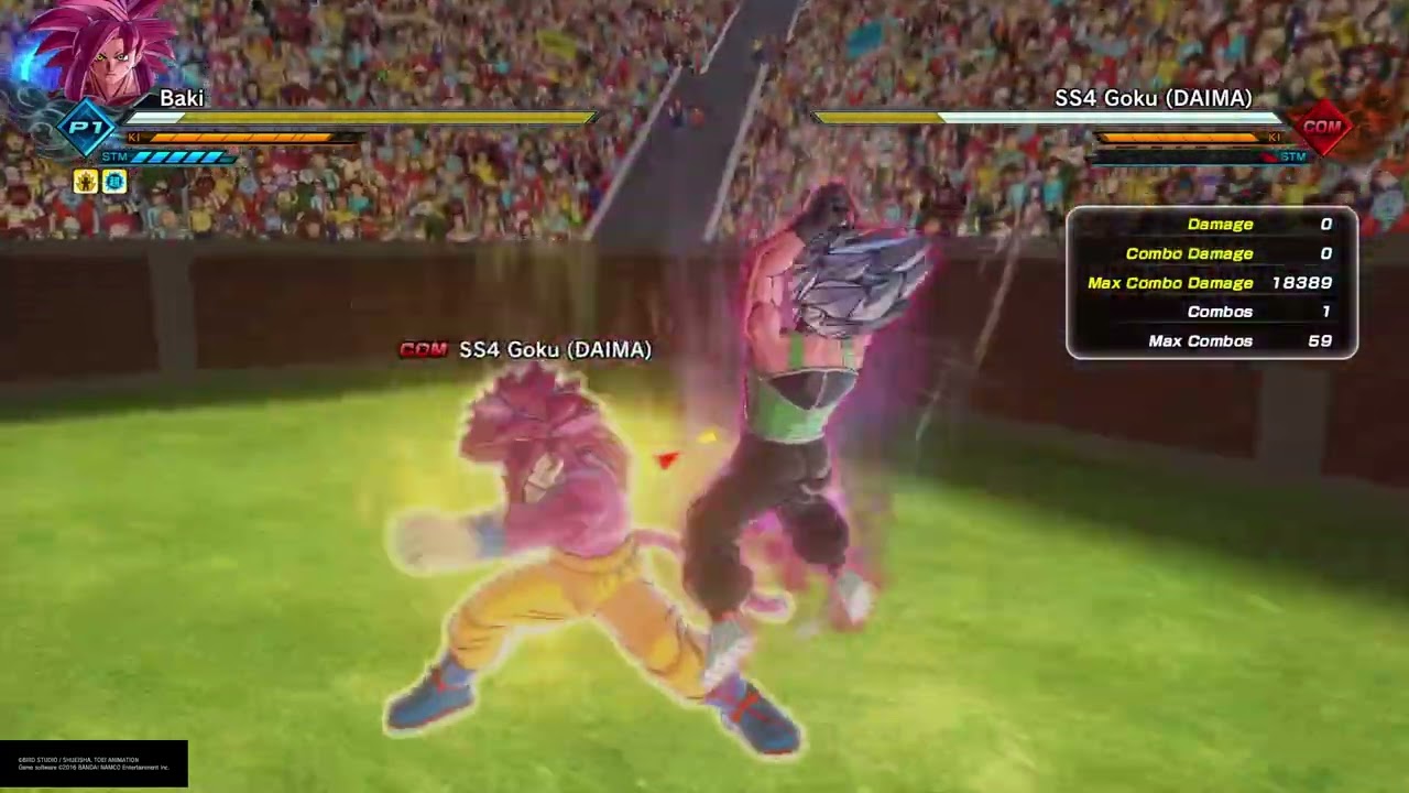 DRAGON BALL XENOVERSE 2 Slegde Gravity retribution Daima Final flash Combo