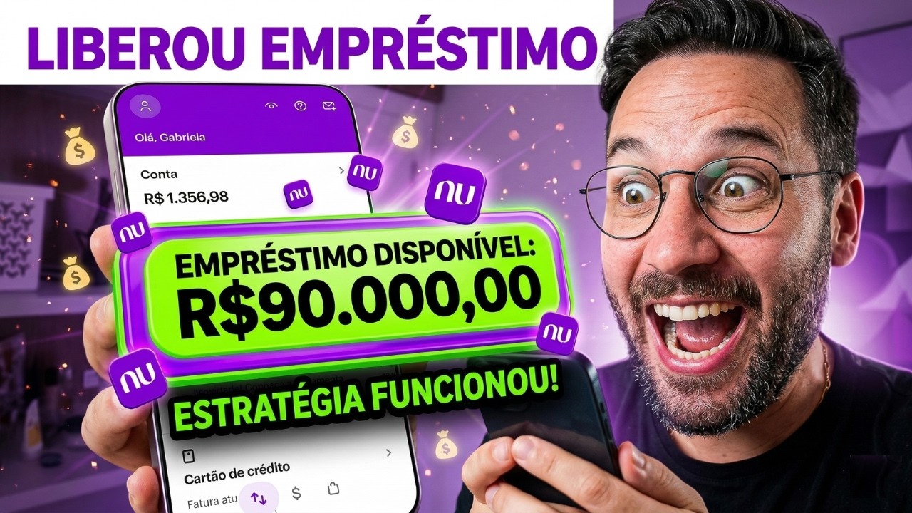 NUBANK ME SURPREENDEU! COMO CONSEGUI R$ 50 MIL DE EMPRÉSTIMO COM TAXA BAIXA