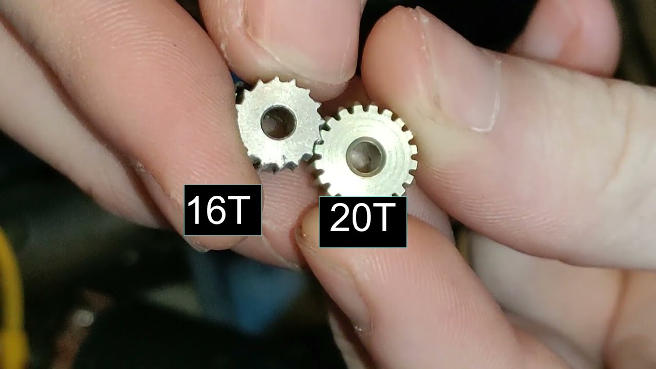 CC01 pinion change