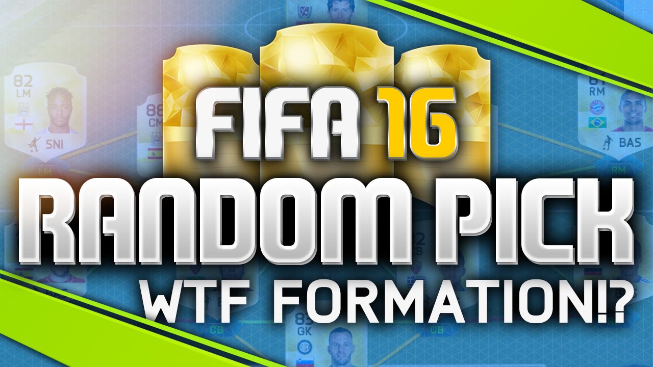 FIFA 16 - The Random Pick #9 - This Formation Actually Works!?! (FIFA 16 ULTIMATE TEAM)