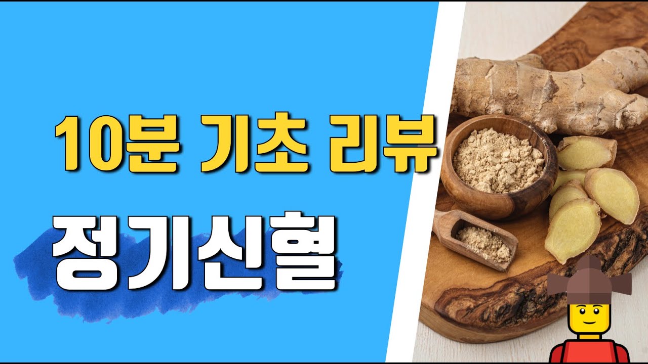 10분간 기초 리뷰 - 정기신혈
