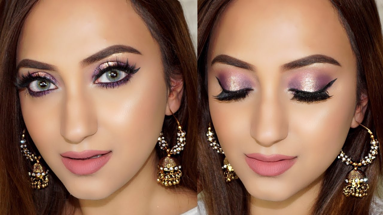 ENGAGEMENT PARTY MAKEUP LOOK - Purple Halo Eyes