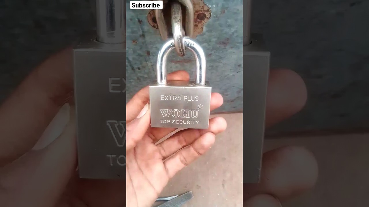 How to Break Lock #lockpicking #lockpick #lock #padlock #tricks