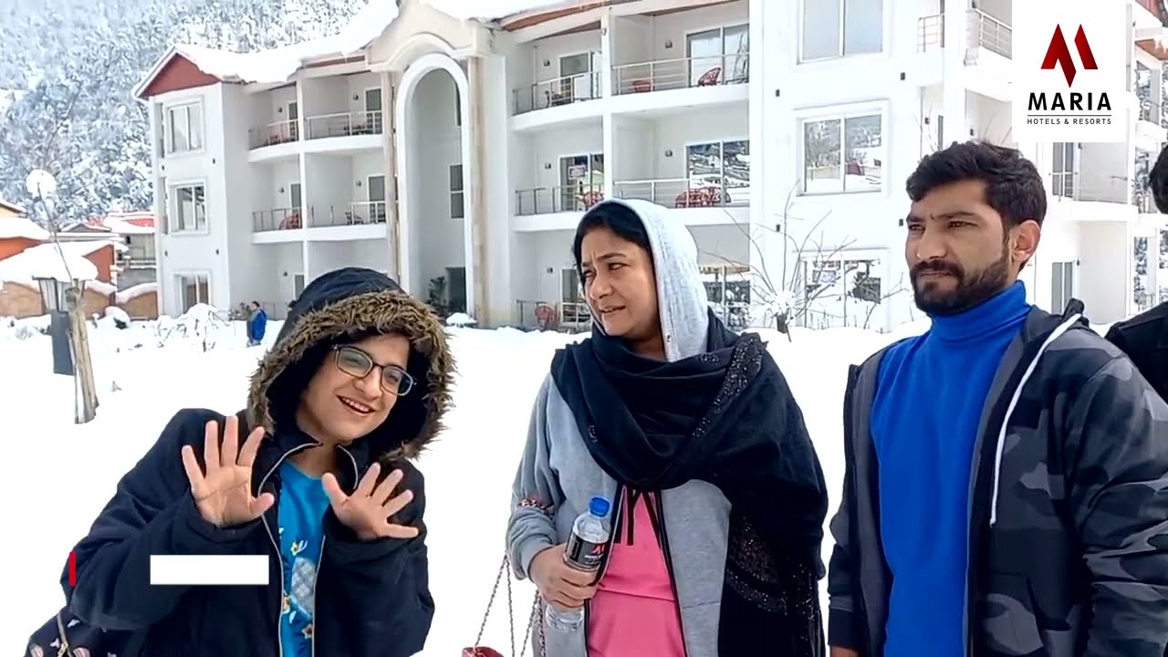 Maria Hotel played host to a lovely family, Kalam Valley