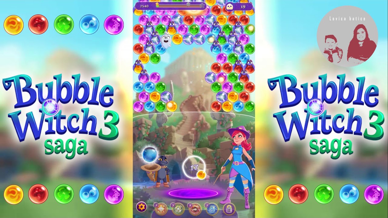 Bubble Witch Saga 3 - Level 76 - 80 - Gameplay