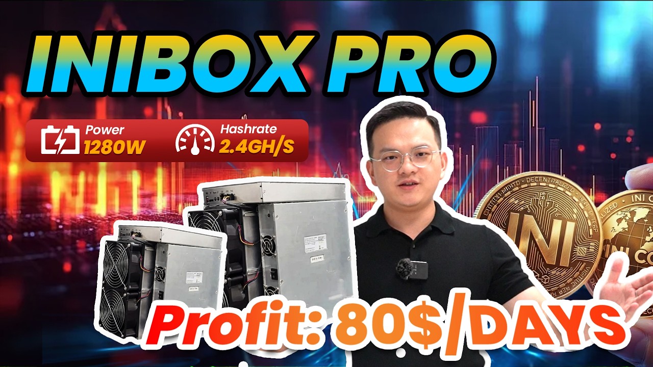 POV！This mining machine earns 💰80 a day? ！Pinecone Matches INIBOX PRO