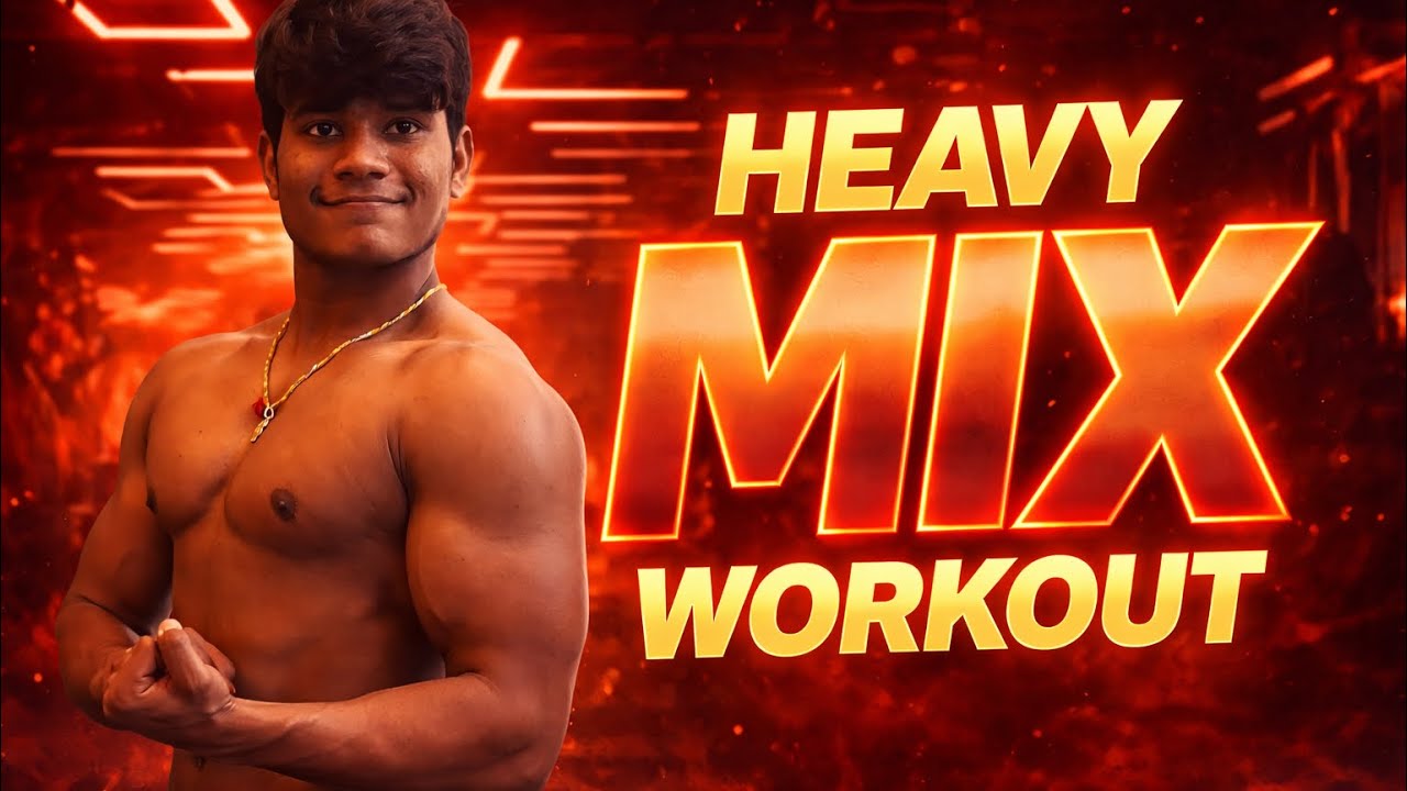 HEAVY MIX WORKOUT 💪 | Full Body Gym Training 🔥 | Muscle Gain & Strength Routine