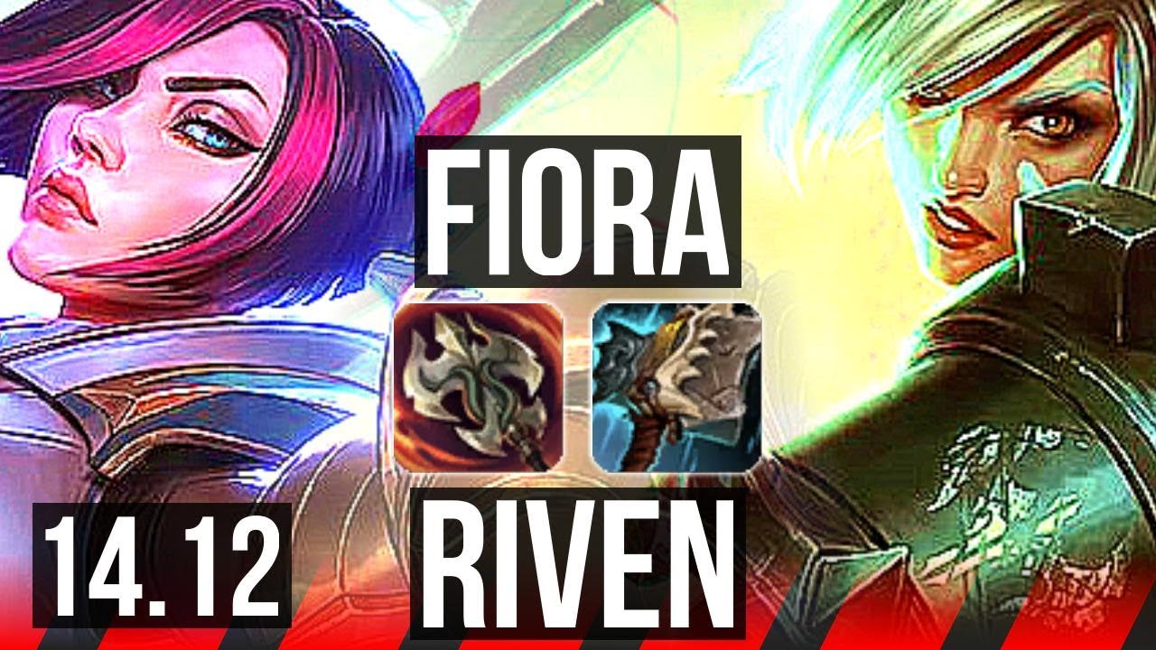 FIORA vs RIVEN (TOP) | 6 solo kills, 1500+ games, 13/3/6, Godlike | VN Master | 14.12