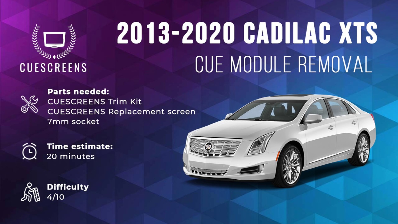 [2013-2020 XTS] Cadillac CUE Complete HD Module Removal *Easy Method* 20 mins