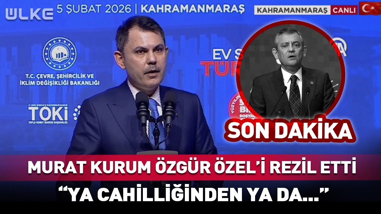 Murat Kurum Özgür Özel'i Rezil Etti! Ya Cahilliğinden Ya da... #Sondakika