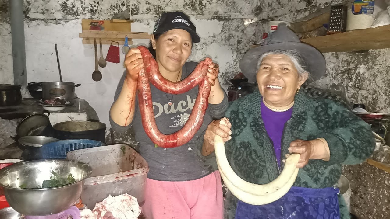 Relleno de Chancho (Morcilla ) Muy fácil y barato