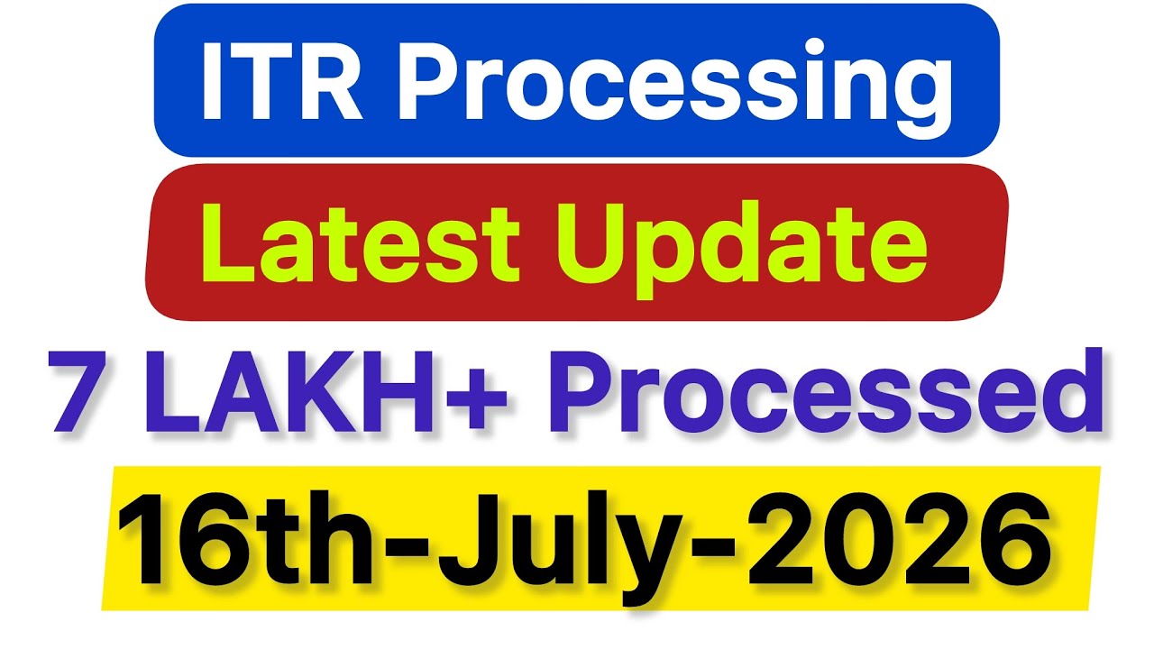 ITR Refund Processing Latest Update | Refund Not processed ? Refund Not Received? 