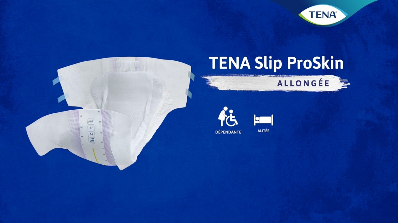 TENA Slip ProSkin - Technique de pose – patient allongé