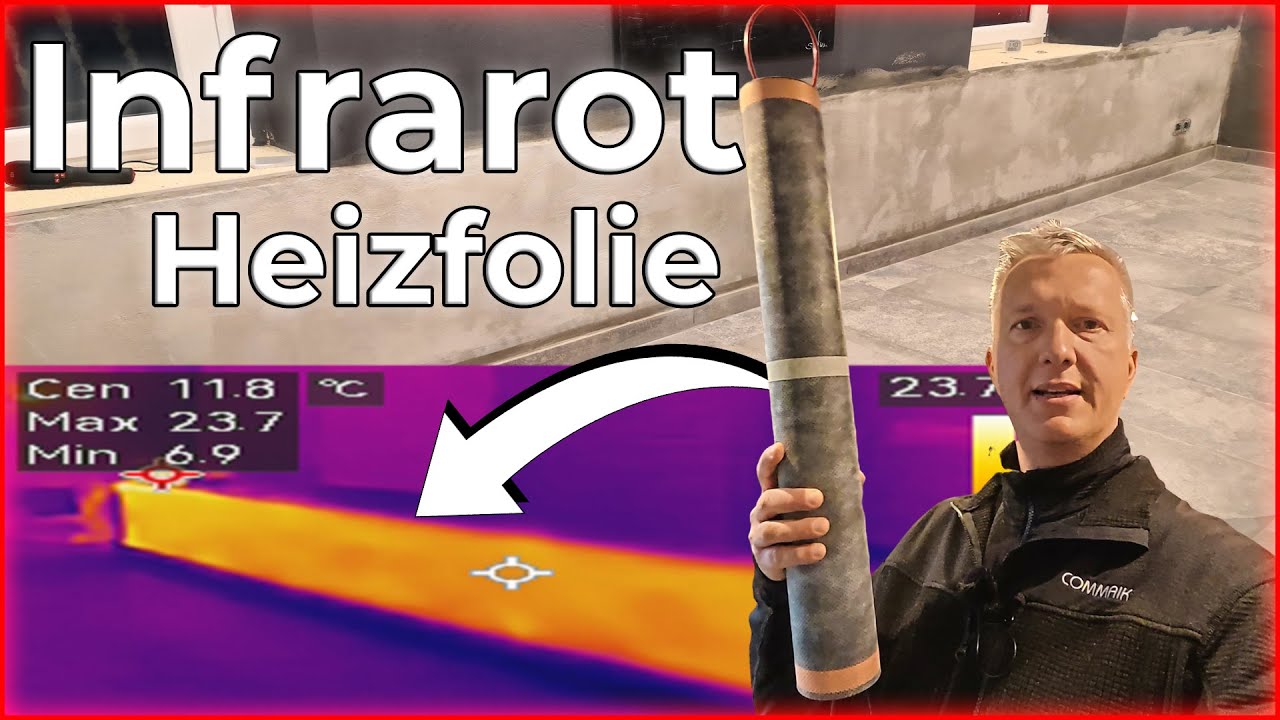 Effizient Heizen mit Infrarot Heizfolie? Installation und Stromverbrauch im Check