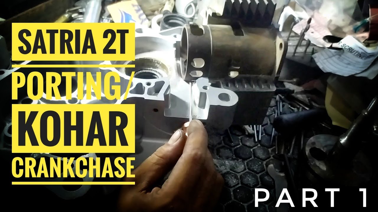 Satria 2T hiu porting/korek harian touring : Part 1