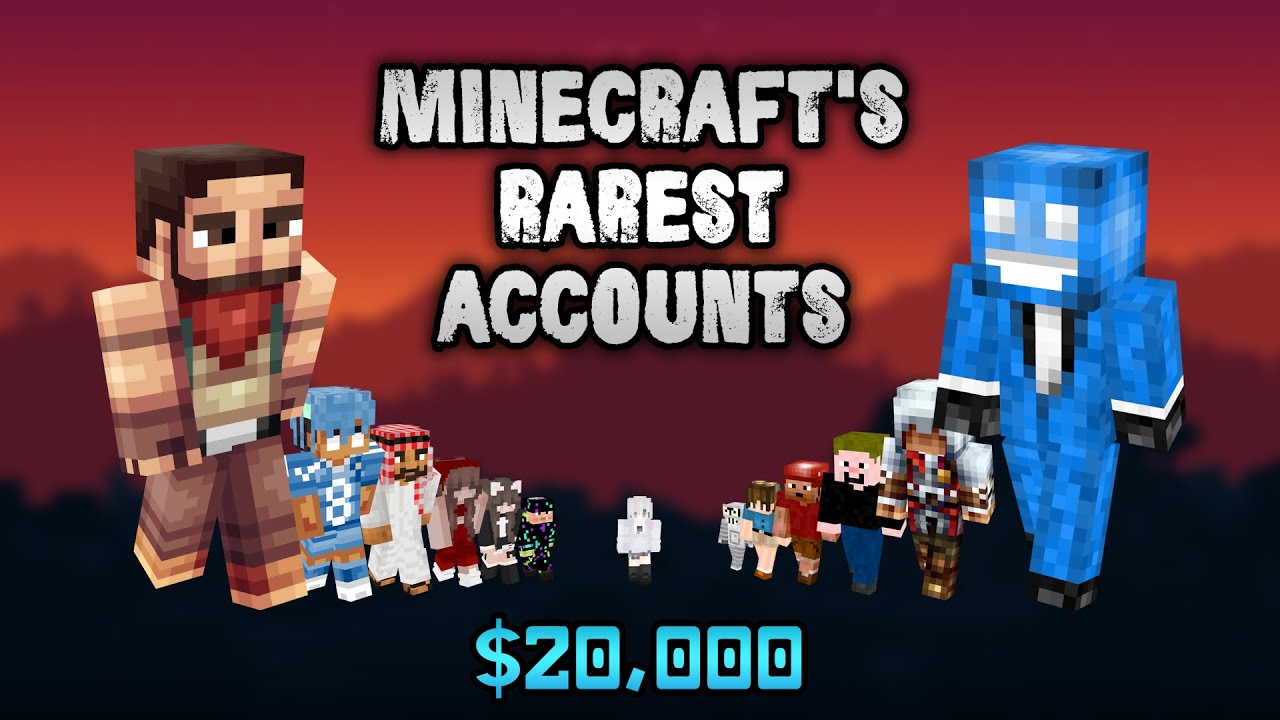 The RAREST Minecraft Accounts of All Time