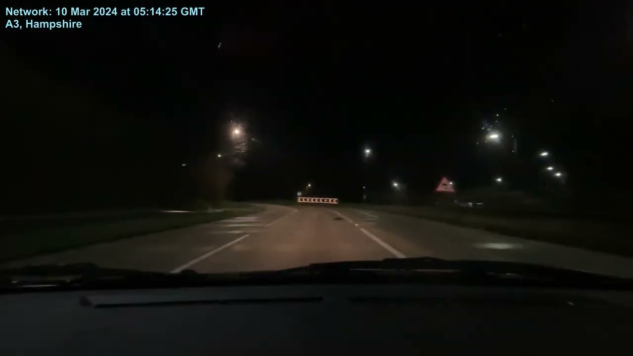 🇬🇧Dark til Dawn Relaxing Ride | A3 M25 M1 A509 | No Music No Talking just Driving