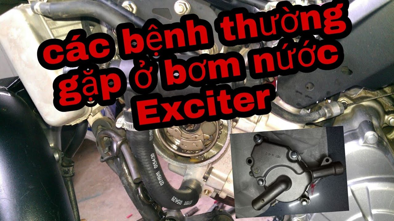 Bơm nước Exciter hư hỏng và cách láp ráp chi tiết nhất