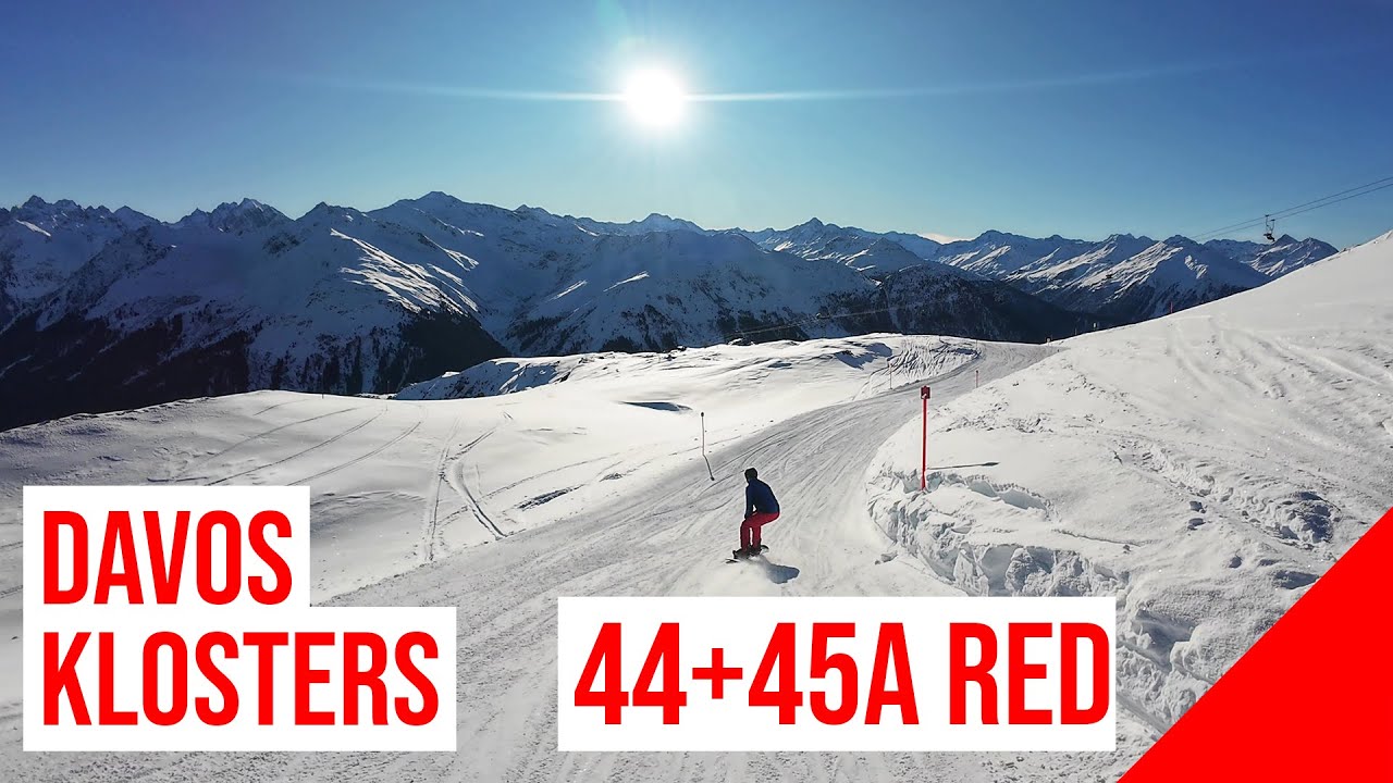 Davos Klosters (Parsenn), 44+45a 🔴 RED - ROT (Schwarzseealp) #1 🇨🇭