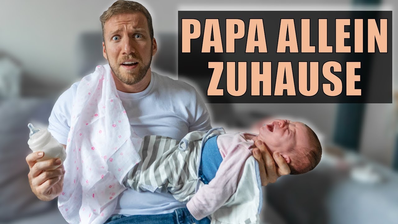 PAPA ALLEIN ZUHAUSE MIT BABY UND MAMA BEIM FRISEUR | VLOG #15