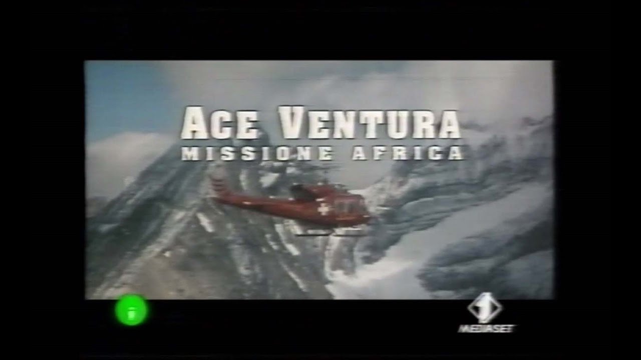 Ace Ventura - Missione Africa (Steve Oedekerk, 1995) titoli in italiano da Italia 1
