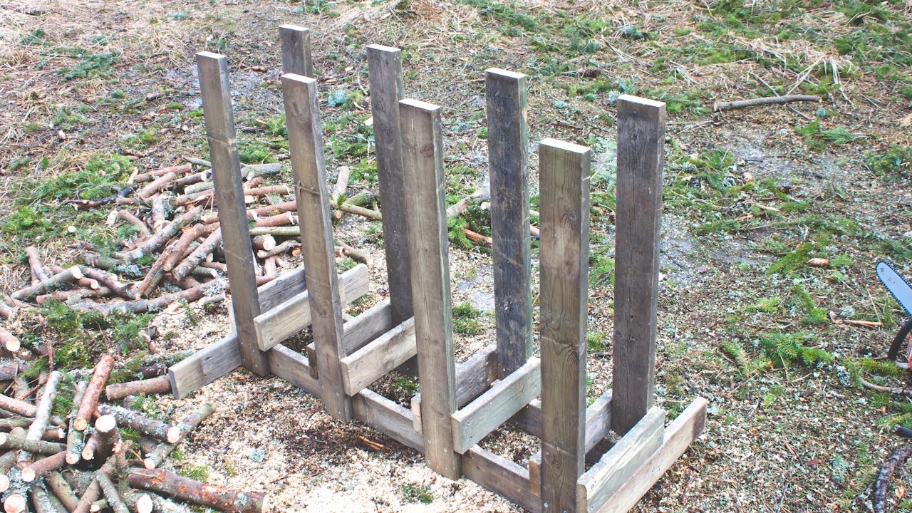 Fast and Sturdy Chainsaw Cutting Racks