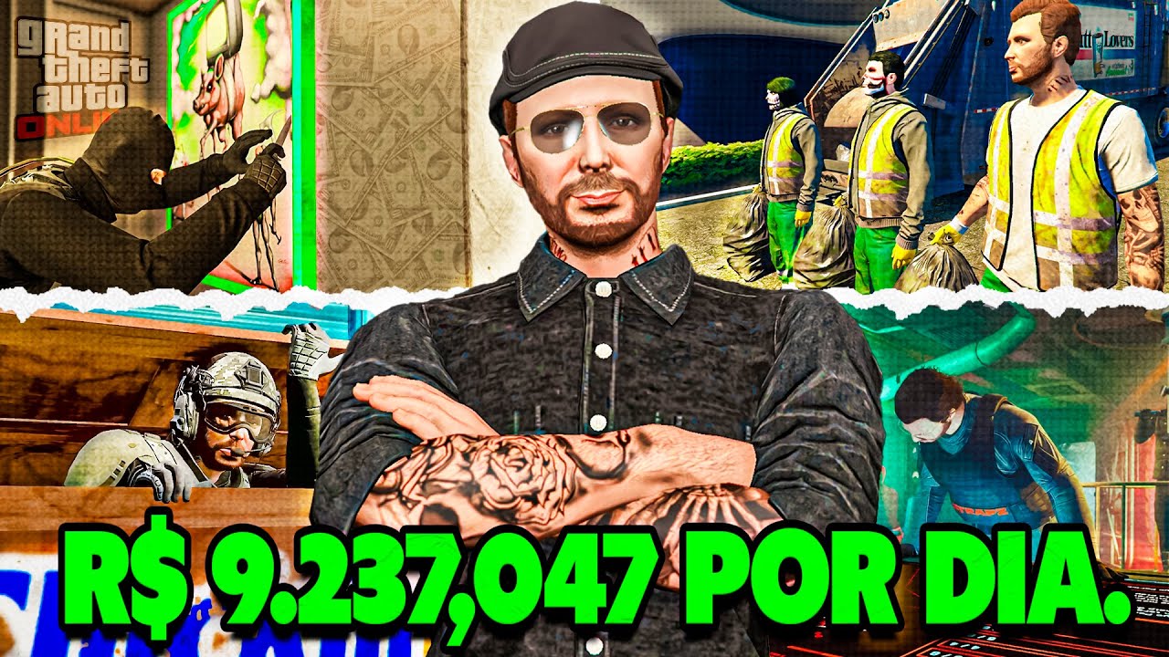 ROTINA DE FARM, COMO GANHAR DINHEIRO NO GTA 5 ONLINE