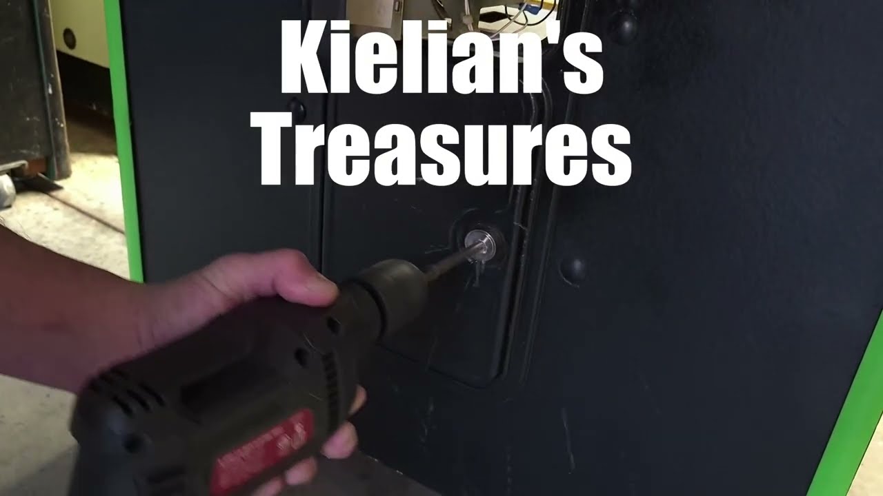 Is there hidden money in the Multicade arcade machine I got. Let's drill the lock out to see.