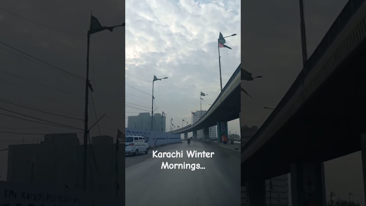 winter mornings in Karachi | Cloudy weather