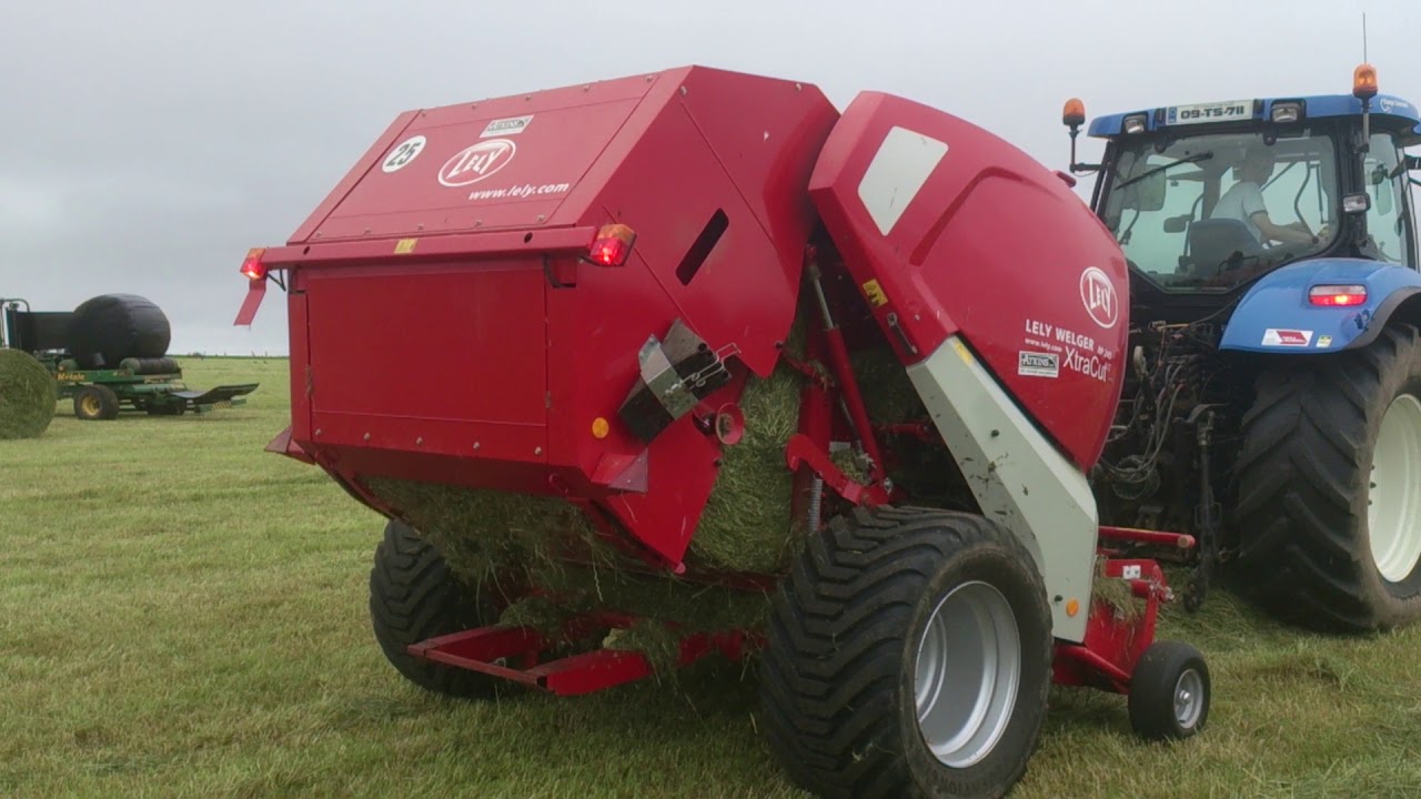welger 245 and mchale wrapper at silage a few years ago.